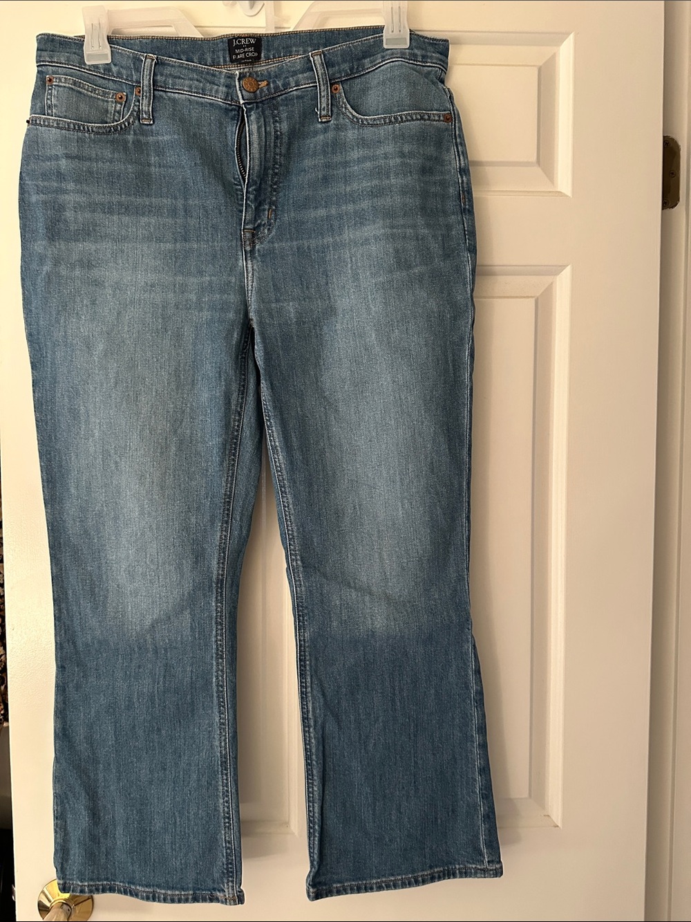 J. Crew Factory Mid rise Flare Crop
